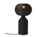 Must rotangist lambivarjuga laualamp (kõrgus 43 cm) Werna - Villa Collection