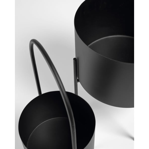 Metallist katted lillepottidele, 2 tk komplektis ø 25 cm Mash - Kave Home-image-3