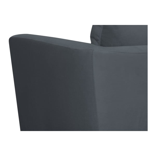 Tmavě šedé křeslo Mazzini Sofas Elena-image-3