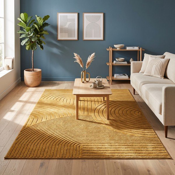 Ookerkollane vaip 200x290 cm Whirl - ESTE-image-4