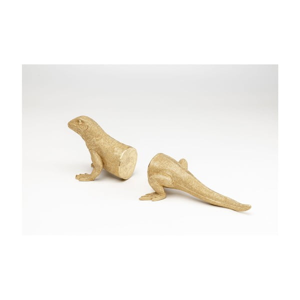 Kahe kuldse järjehoidja komplekt Lizard - Kare Design-image-4