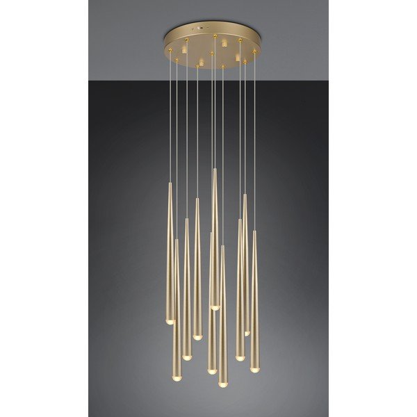 Kuldne LED-rippvalgusti ø 30 cm Cala - Trio Select-image-2