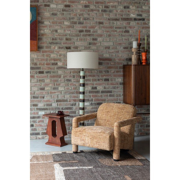 Kollane šenillist tugitool Kent - Dutchbone-image-1