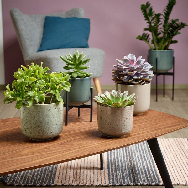 Beež keraamiline pott Bari, ø 13 cm - Big pots-image-1
