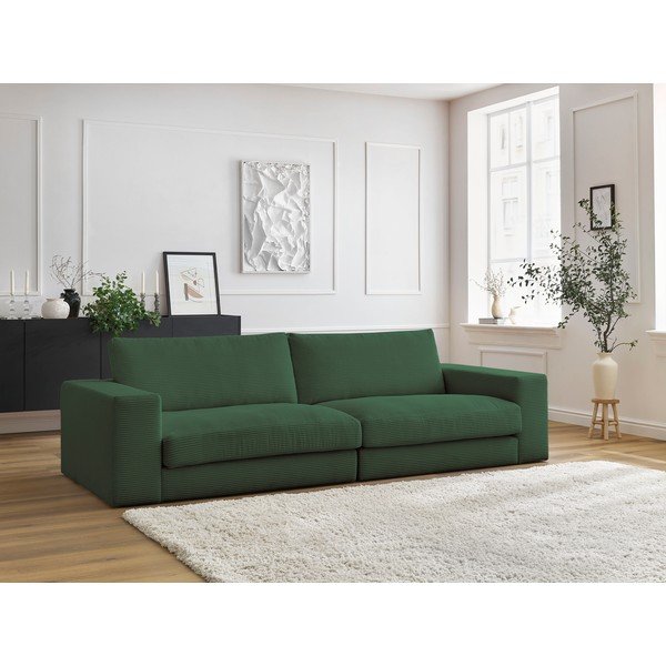 Tumeroheline kordvelvetist diivan 274 cm Leonard - Bobochic Paris-image-1