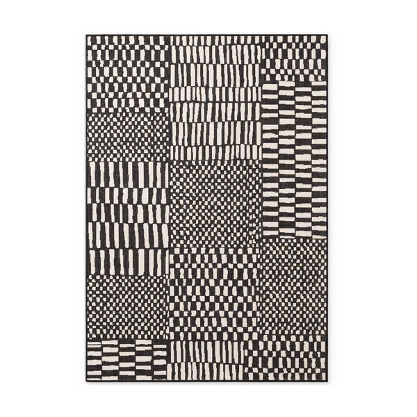 Must/kreemikas sise- ja õuevaip 160x230 cm Haringey Barkham - Ted Baker