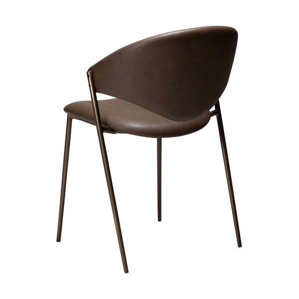 Tumepruun kunstnahast söögitool Zone – DAN-FORM Denmark-image-3