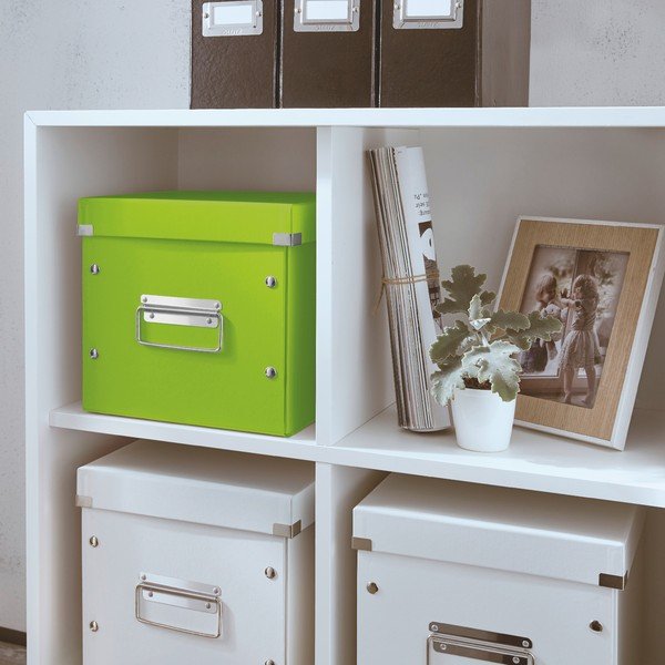 Roheline pappkast koos kaanega Click&Store - Leitz-image-1