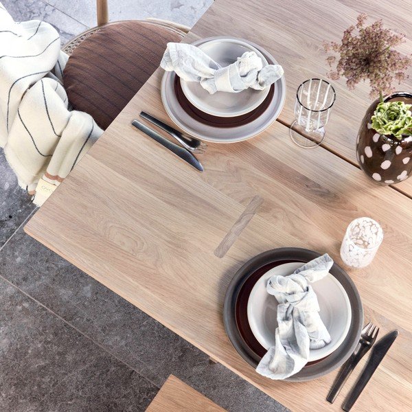 Terrakota taldrikud kaheosalise komplektiga, terrakota värvi, ø 22 cm Yuka - OYOY Living Design-image-3