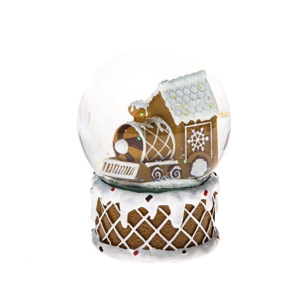 Polüresiinist jõulukera (kõrgus 10 cm) Snowy Train – Dakls