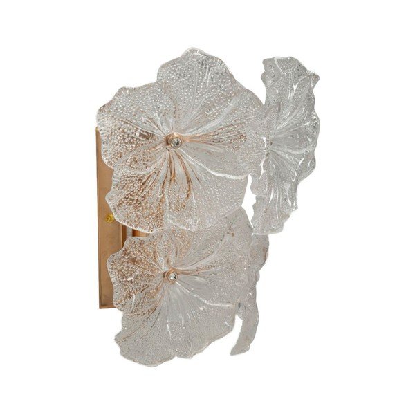 Kuldne klaasist seinalamp Ibiscus - Mauro Ferretti-image-2