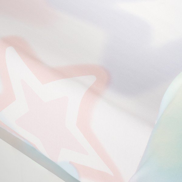 Valge/roosa laste voodilina kaheinimesevoodile 135x190 cm Ombre Stars - Catherine Lansfield-image-2