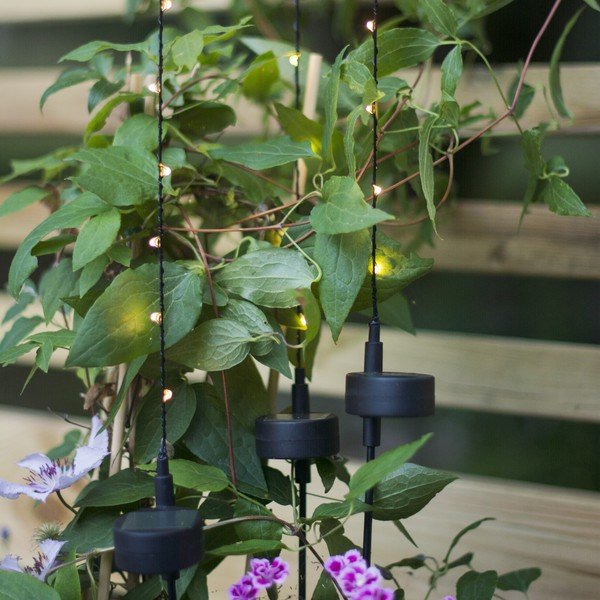 Komplekt 3 päikesepaneeliga LED-valgusdekoratsiooni, kõrgus 80 cm Flexy - Star Trading-image-1