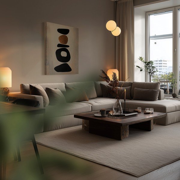 Trükitud pilt lõuendil 70x100 cm Stones - Styler-image-1