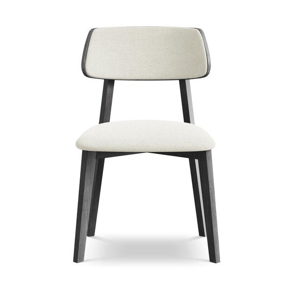 Kreemjas täispuidust söögitool Niu - Makamii-image-1