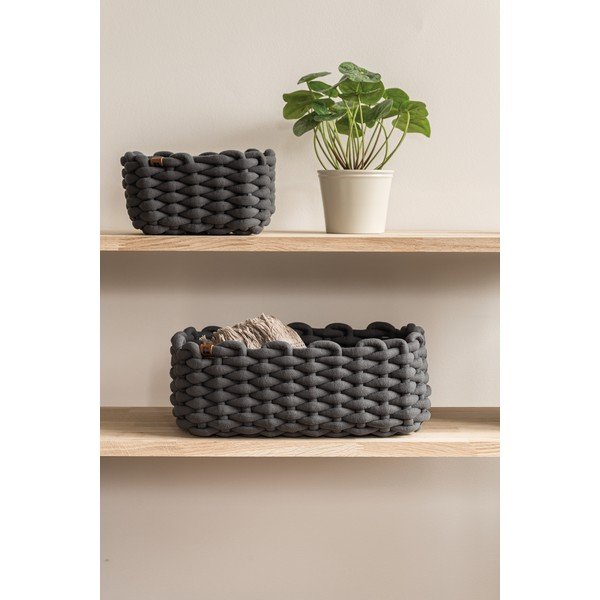 Riidest korv 20x15x11 cm Peach Skin S - Bigso-image-1