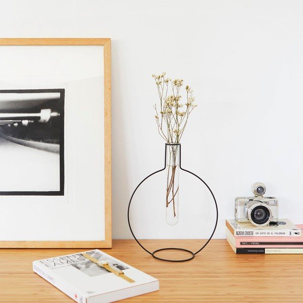 Must vaas ümmargune Silhouette - Balvi-image-1