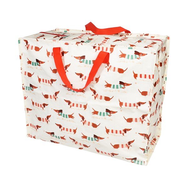 Taaskasutatud plastist riidekast 28x58x48 cm Sausage Dog - Rex London