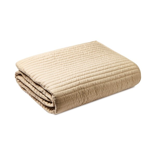 Beež voodiplaat kaheinimesevoodile 220x230 cm - Bianca