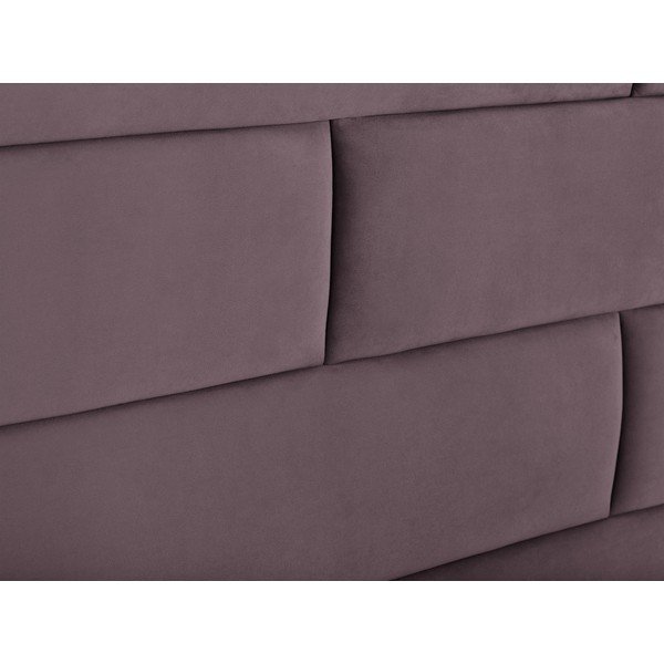 Fialové čelo postele Cosmopolitan Design New York, šířka 180 cm-image-3