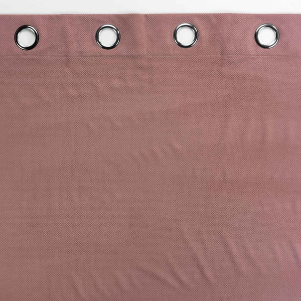 Roosa sametist kardin 140x260 cm Velouriane - douceur d'intérieur-image-2