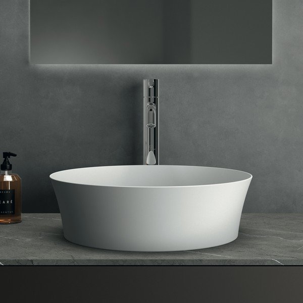 Valge keraamiline ümmargune valamu ø 40 cm Ipalyss - Ideal Standard-image-3