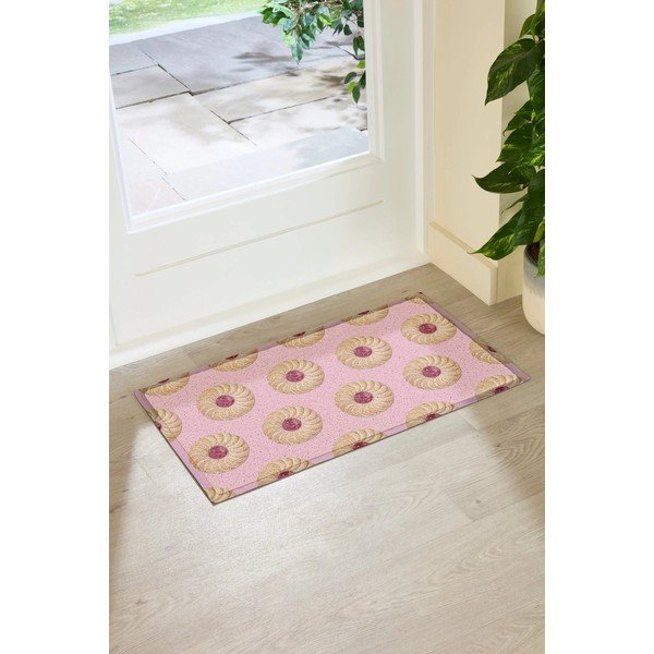 Matt taaskasutatud plastist 40x70 cm Jam Biscuit - Artsy Doormats-image-1