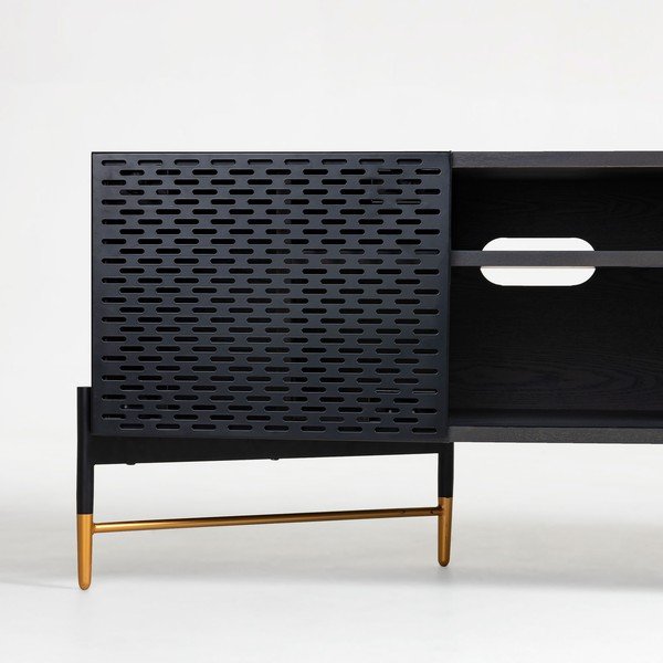 Must telerilaud Norfort - Kave Home-image-1