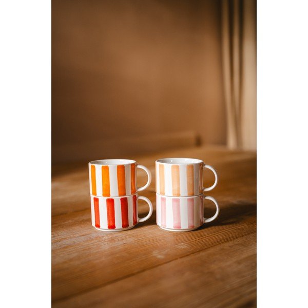 Valged keraamilised espressokruusid 4 tk komplektis (180 ml) Franca - Leopold Vienna-image-1