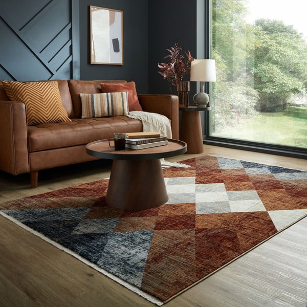 Burgundia värvi vaip 120x169 cm Bradley - Flair Rugs-image-1