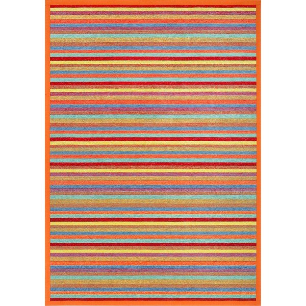 Oranžový oboustranný koberec Narma Liiva Multi, 140 x 200 cm-image-1