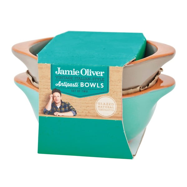 Sada 2 šedo-modrých misek Jamie Oliver Antipasti 