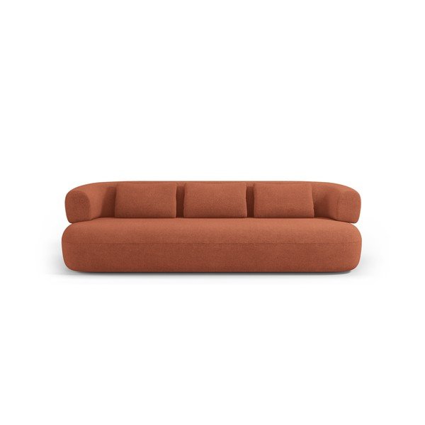 Terrakota bouclé kangast diivan 226 cm Jenny - Micadoni-image-2