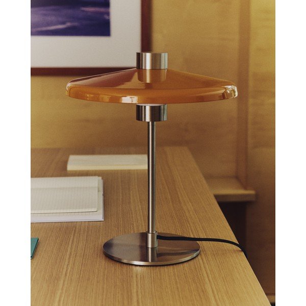 Oranž laualamp metallist varjuga (kõrgus 32,5 cm) Nuvira - Kave Home-image-2