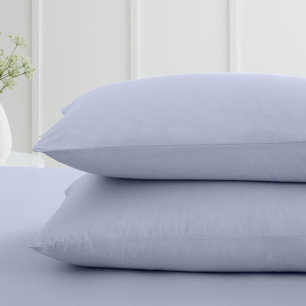 Perkal-puuvillased padjapüürid 2tk komplektis 50x75 cm Cotton Percale - Bianca-image-1