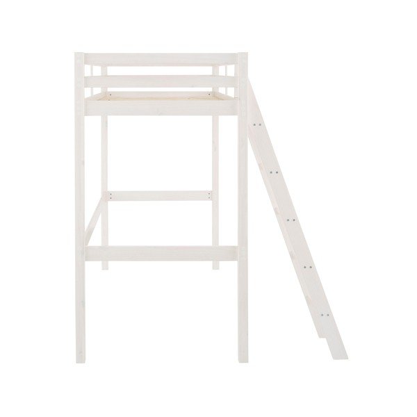 Valge tõstetud voodi, mis on valmistatud männipuidust Alpi2 - Støraa-image-4