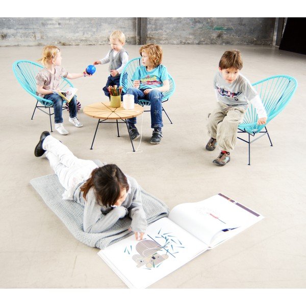 Dětské křeslo Acapulco Mini, černé-image-4