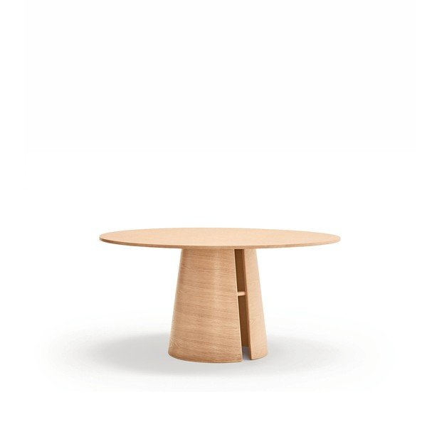 Ümmargune söögilaud saarepuust dekoratsiooniga, ø 157 cm Cep - Teulat-image-2