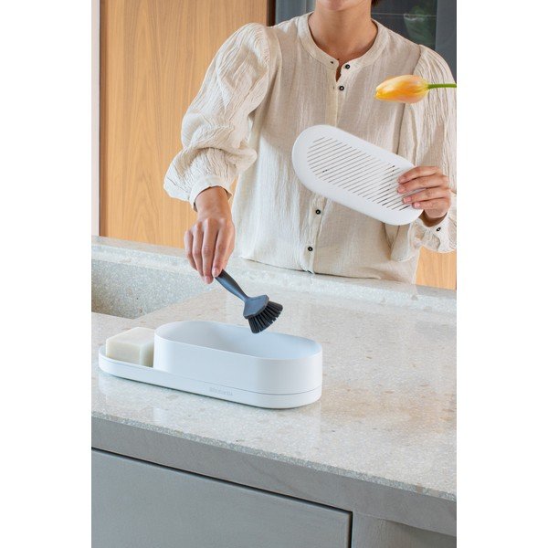 Valge plastikust pesuvahendite alus SinkStyle - Brabantia-image-1