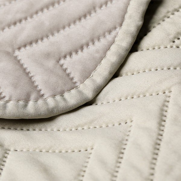 Kreem tepitud mikrokiust voodikate 220x240 cm Softa - Restilo-image-4