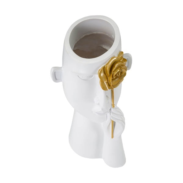 Valge polüresiinist vaas 27 cm Fiore – Mauro Ferretti-image-2