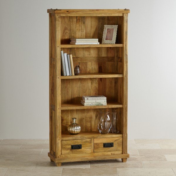 Knihovna  z mangového dřeva se 2 zásuvkami Massive Home Patna-image-2