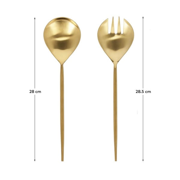 Roostevabast terasest salatiriistad 2tk komplektis Lite - Kave Home-image-3