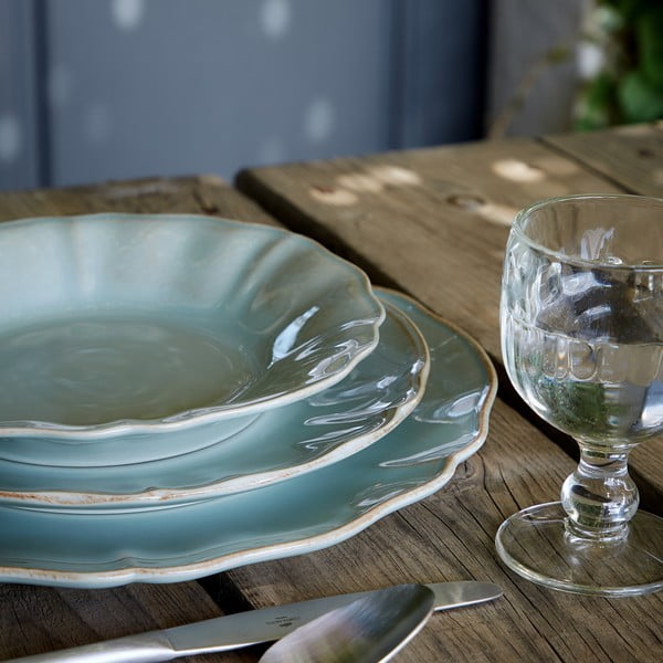 Türkiissinine keraamiline taldrik , ⌀ 27 cm Alentejo - Costa Nova-image-1