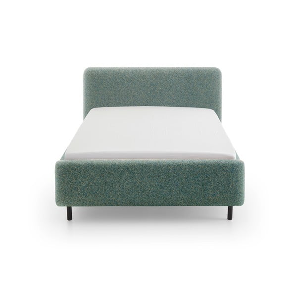 Tumeroheline polsterdatud kaheinimesevoodi panipaigaga ja liistudest raamiga 180x200 cm Primo - Meise Möbel-image-4