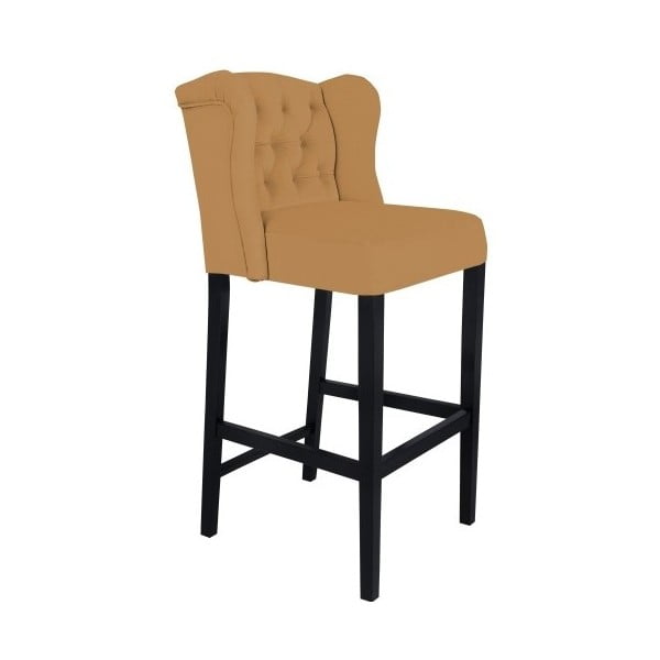 Horčicově žlutá barová židle Mazzini Sofas Roco