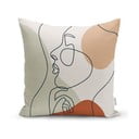 Padjapaberi pastelljoonistus nägu, 45 x 45 cm - Minimalist Cushion Covers