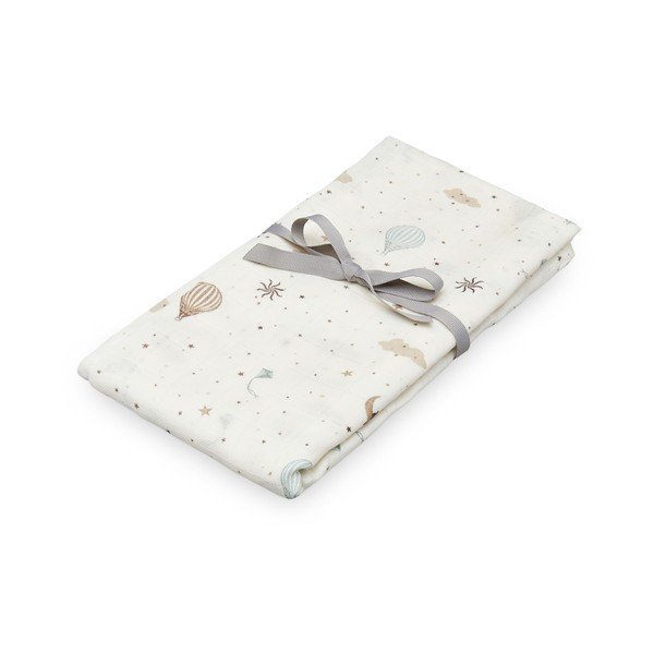 Elevandiluu värvi orgaanilisest puuvillast mähe 120x120 cm Dreamland - Cam Cam Copenhagen