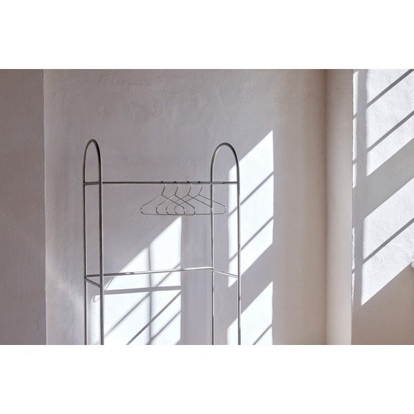 Metallist riidepuuraam matt hõbedases värvitoonis 92x186x39 cm Arch - Mette Ditmer Denmark-image-2