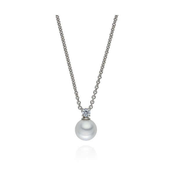 Náhrdelník s perlovým přívěskem Pearls Of London Elegance, délka 42 cm